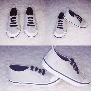 Old Navy Kids Blue and Gray Slip On Shoes